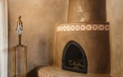 poêle d'antan ambiance rustique maison santa fe