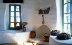 Murs blanc intérieur bien méditerranéen