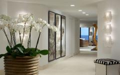 couloirs appartement de luxe moderne