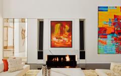 séjour intérieur déco artistique prestige