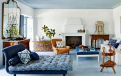 Le séjour principale au design épuré et élégant de cette maison méditerranéenne grecque salon séjour belle demeure avec vue mer