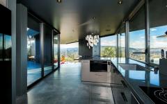 cuisine de luxe avec vue splendide