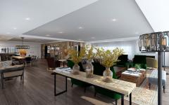 le séjour lobby hôtel gordonia près de Jérusalem 