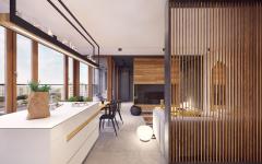 intérieur moderne fonctionnel appartement