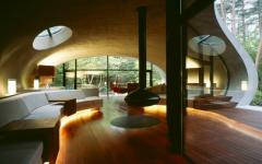 Intérieur minimaliste et épuré de cette maison moderne intérieur maison futuriste minimaliste