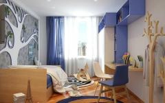 chambre d'enfant lumineuse moderne