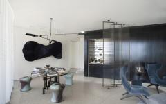 pièce de vie principale maison d'architecte