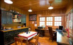 bureau ameublement rustique maison secondaire
