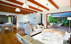 belle pièce maison moderne écologique