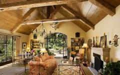 maison intérieur fer forgé bois massif