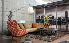 séjour design déco éclectique petit appartement de ville