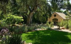 jardin maison rustique de luxe