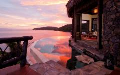 ambiance romantique Laucala luxe resort