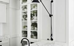 Cuisine tout en blanc & noir cuisine design moderne maison melbourne australie