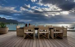 terrasse vue sur mer exotique luxe