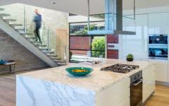 cuisine ouverte design luxe marbre