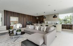 mobilier aménagement canapé d'angle luxe séjour belle maison