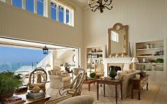 salle à manger villa de vacances vue sur mer