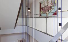 escalier intérieur maison en bois familiale luxe