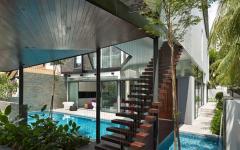 agencement architecture originale maison originale singapour