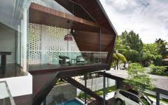 extérieur maison familiale singapour architecture