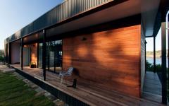 maison modulaire en bois chemin de propreté