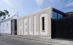 maison contemporaine originale en briques