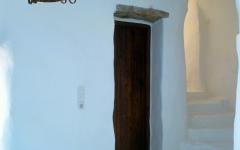 Intérieur murs blancs anciens à la chaux