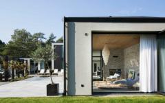 baies vitrées maison moderne