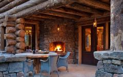 terrasse couverte outdoor luxe