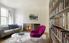 séjour cheminée design déco