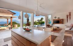 Pièce à vivre exotique villa de luxe