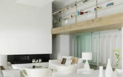 intérieur design blanc élégant villa de luxe