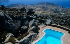 Piscine extérieure maison de vacances