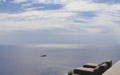 terrasse et piscine avec vue imprenable sur mer