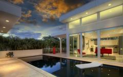 piscine maison architecture contemporaine