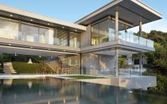 belle piscine extérieure luxe villa de rêve exotique