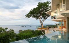 piscine design luxueux villa résidence secondaire de vacances mer