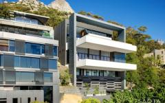 La belle demeure à Cape Town vue d’extérieur maison de prestige résidence de luxe maison d'architecte