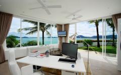 intérieur villa de vacances luxe phuket vue mer