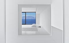 intérieur moderne et minimaliste en blanc
