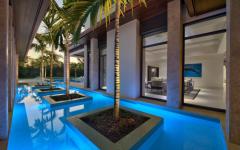 piscine extérieure de luxe