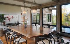 salle à manger table bois massif