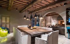 La salle à manger officielle dans cette maison provinciale aux influences rustiques salle à manger ameublement rustique élégant