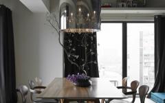 salle à manger moderne rustique