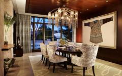 salle à manger résidence luxe éclectique