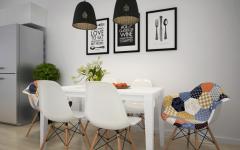 salle à manger design scandinave épuré