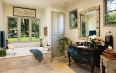 salle de bain design rustique