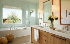 salle de bains baignoire rustique