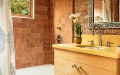 Salle de douche au design rustique